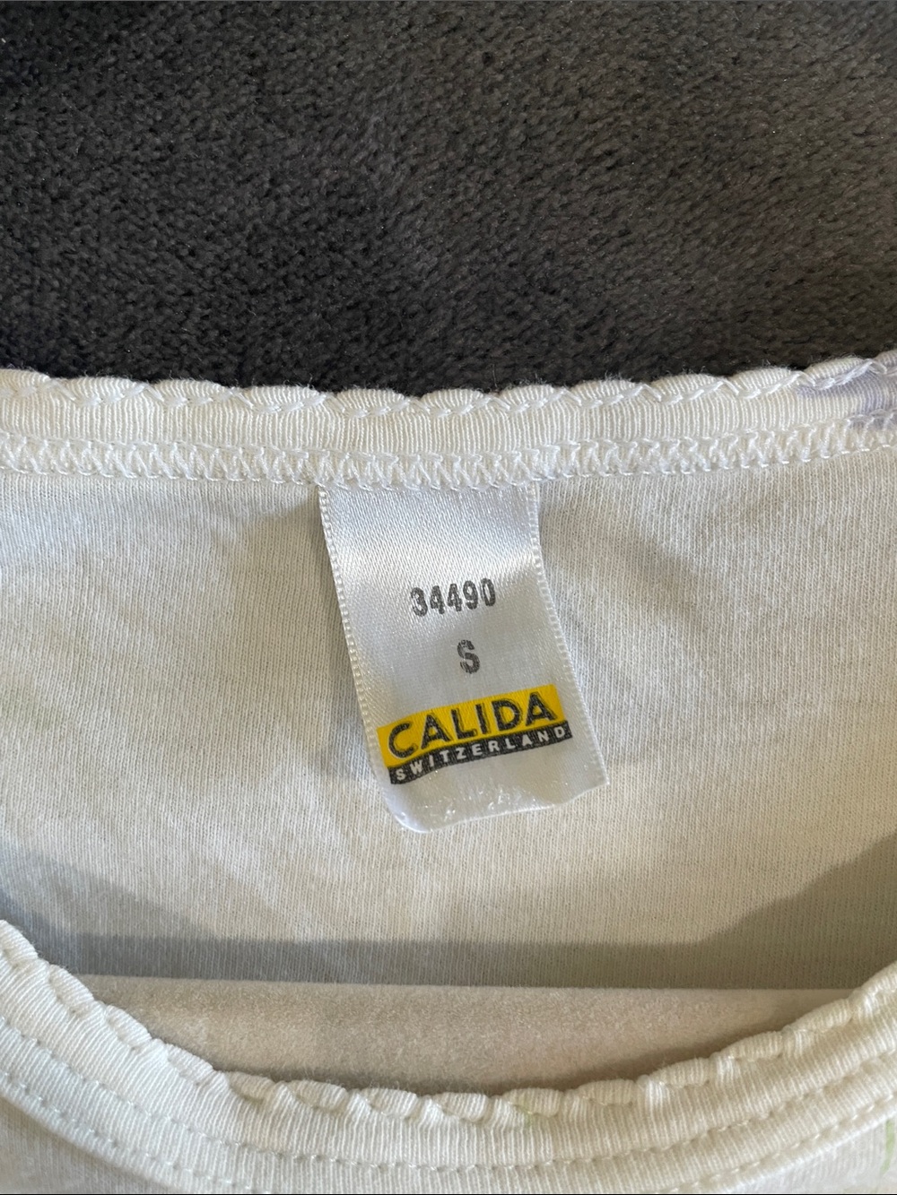 Calida White Cotton nightgown- Small - Picture 2 of 14